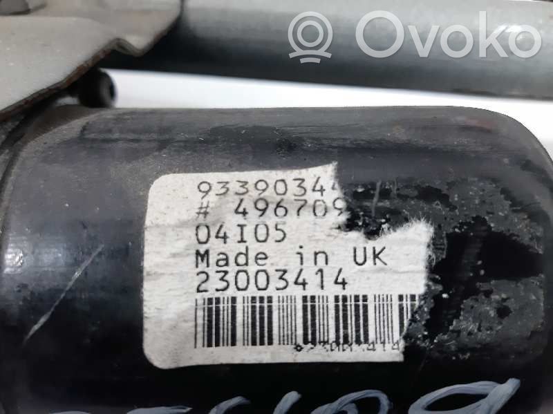Opel Meriva A Motor y varillaje del limpiaparabrisas delantero 