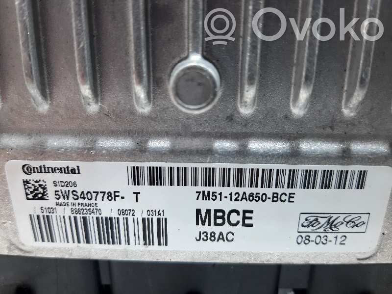 Engine control unit/module   7M5112A650BCE,88283