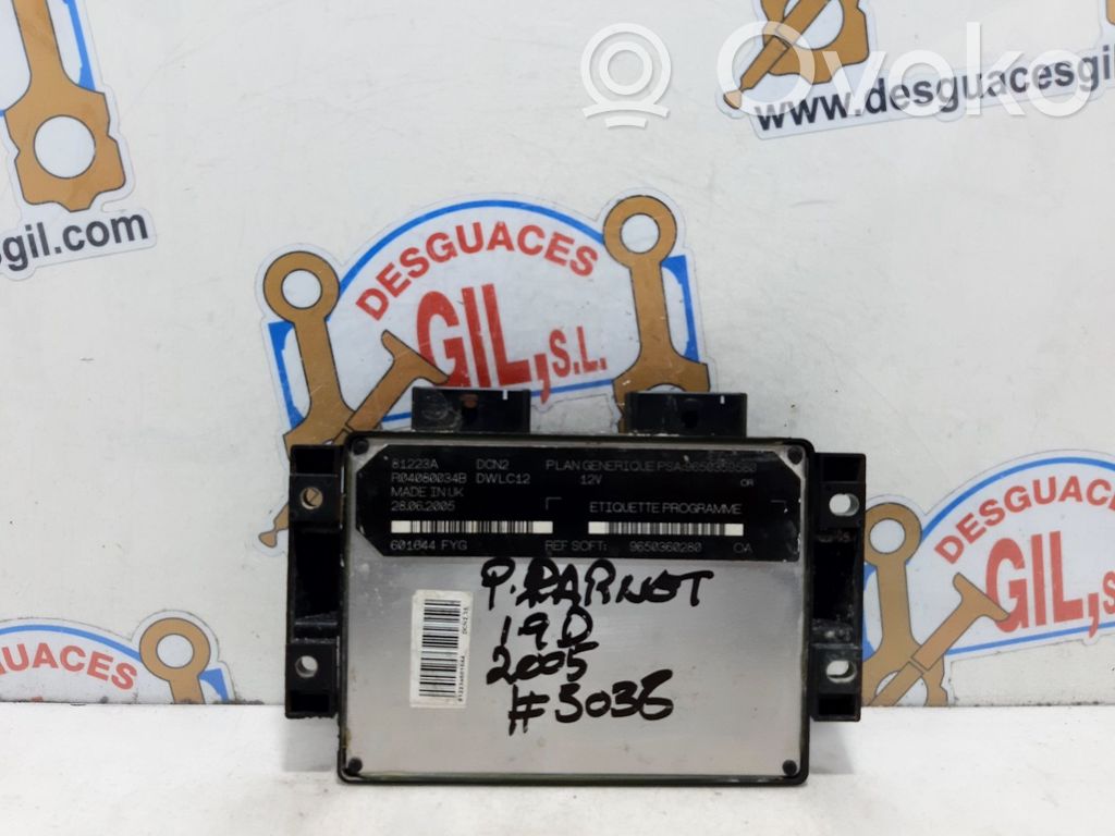 Peugeot Partner Sterownik / Moduł ECU 