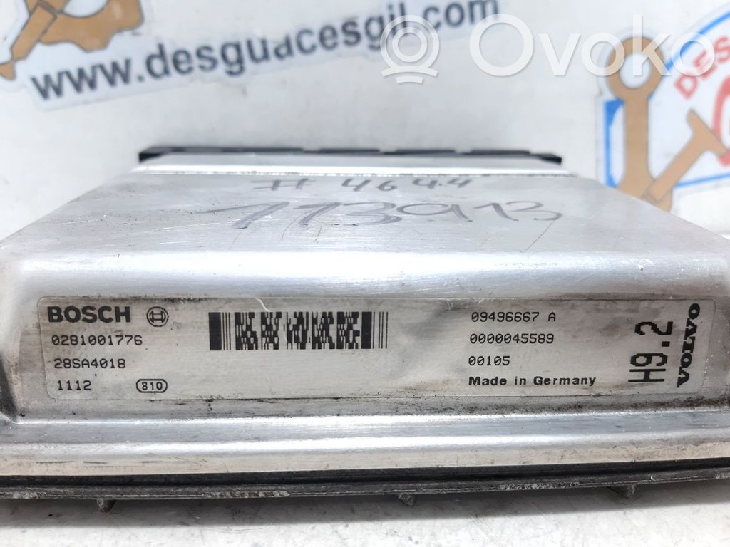 Volvo S80 Dzinēja vadības bloks 