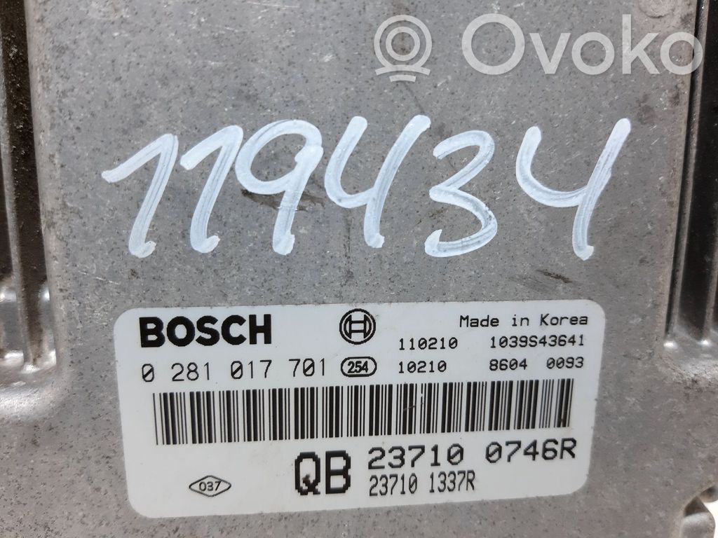 Renault Koleos I Engine control unit/module 