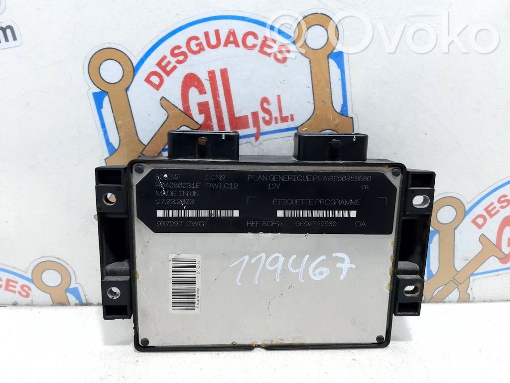 Engine control unit/module   9650359980,119467