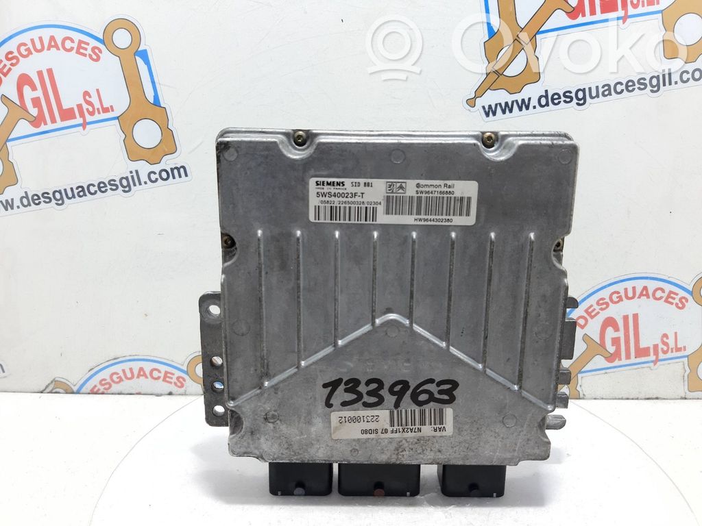 Engine control unit/module   HW9644302380,133963