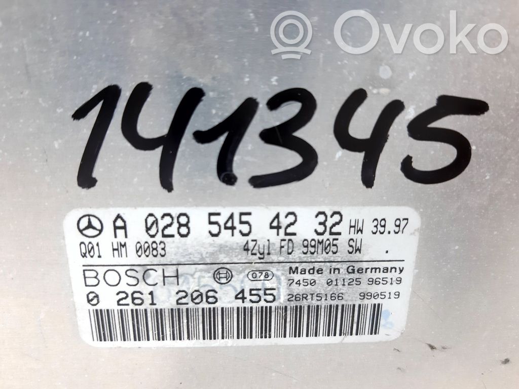 Mercedes-Benz CLK A208 C208 Unitate/modul de control motor 