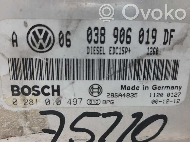 Volkswagen Golf IV Sterownik / Moduł ECU 