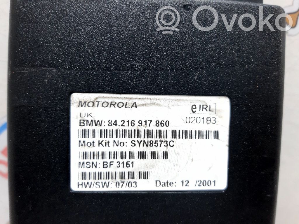 BMW X3 E83 Unité de commande, module téléphone 