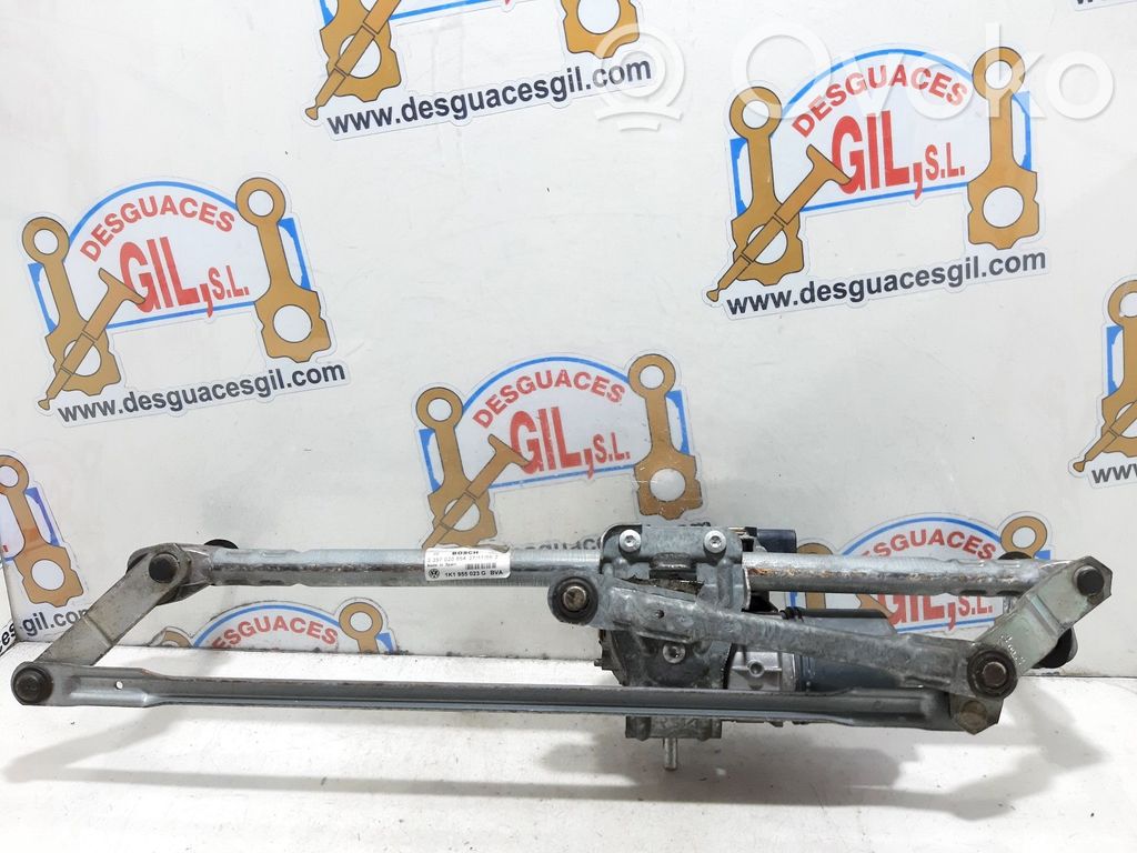 Volkswagen Golf VI Mechanizm i silniczek wycieraczek szyby przedniej / czołowej 