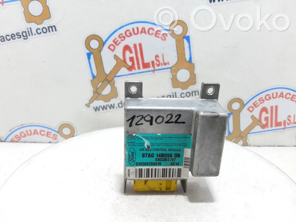 Centralina/modulo airbag   97AG14B056DB,129022