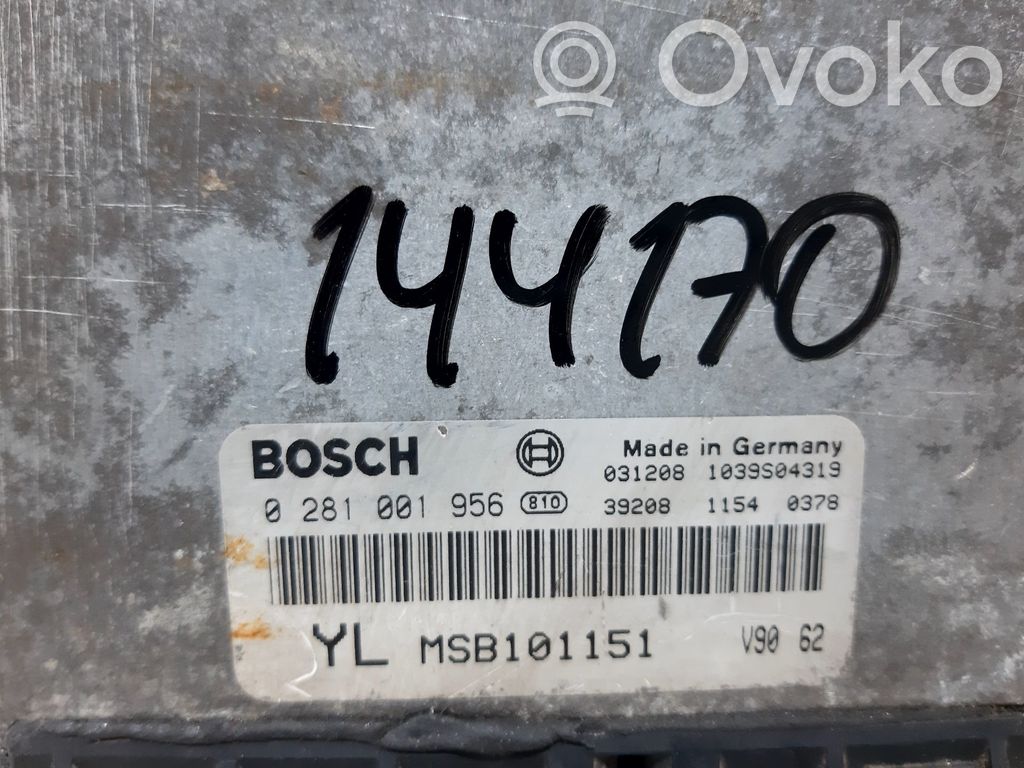 Unidad de control/módulo del motor   MSB101151,144170