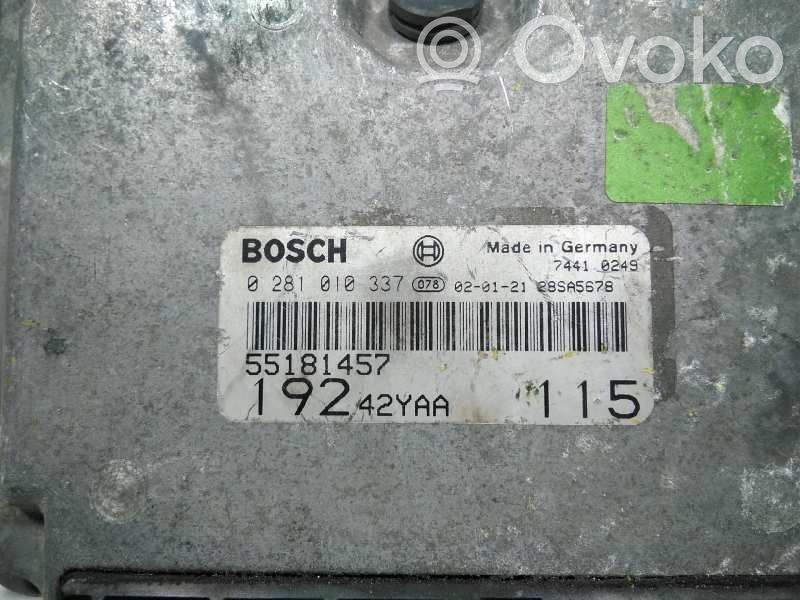 Fiat Stilo Sterownik / Moduł ECU 