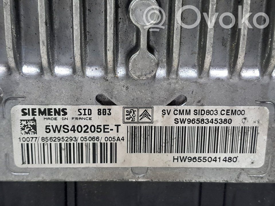 Peugeot 407 Unitate/modul de control motor 
