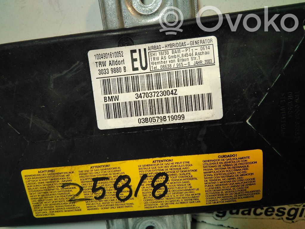 BMW 3 E46 Sivuturvatyyny 