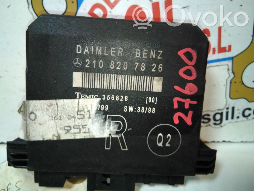 Mercedes-Benz E W210 Centralina/modulo chiusura centralizzata portiere 
