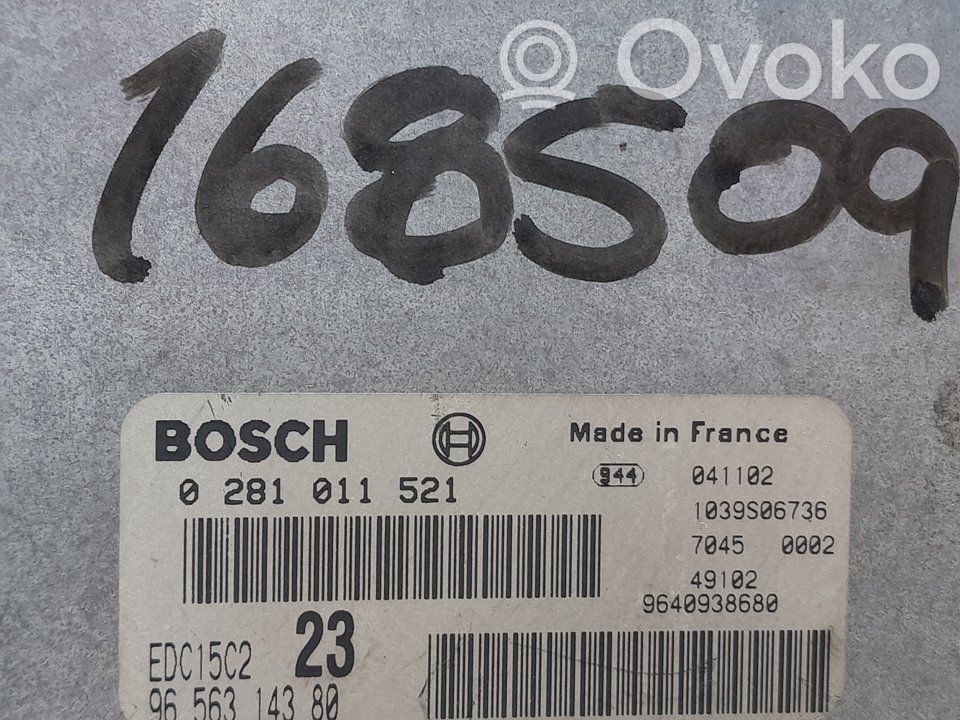 Citroen Xsara Picasso Unitate/modul de control motor 