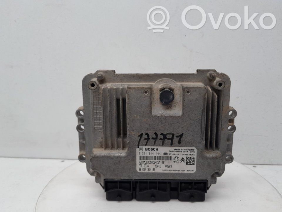 Peugeot Bipper Engine control unit/module 