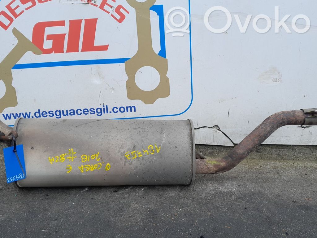 Opel Corsa E Aizmugurējais izpūtēja bundulis 