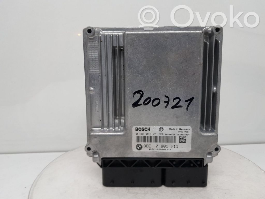 Engine control unit/module   DDE7801711,200721