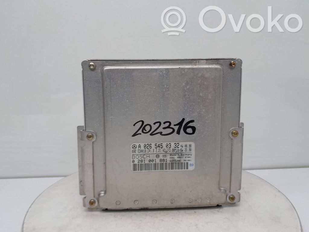 Mercedes-Benz C W202 Sterownik / Moduł ECU 