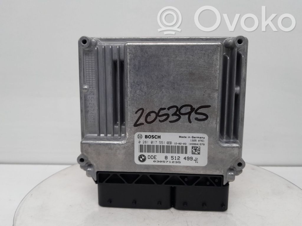 Unidad de control/módulo del motor   DDE8512499,205395