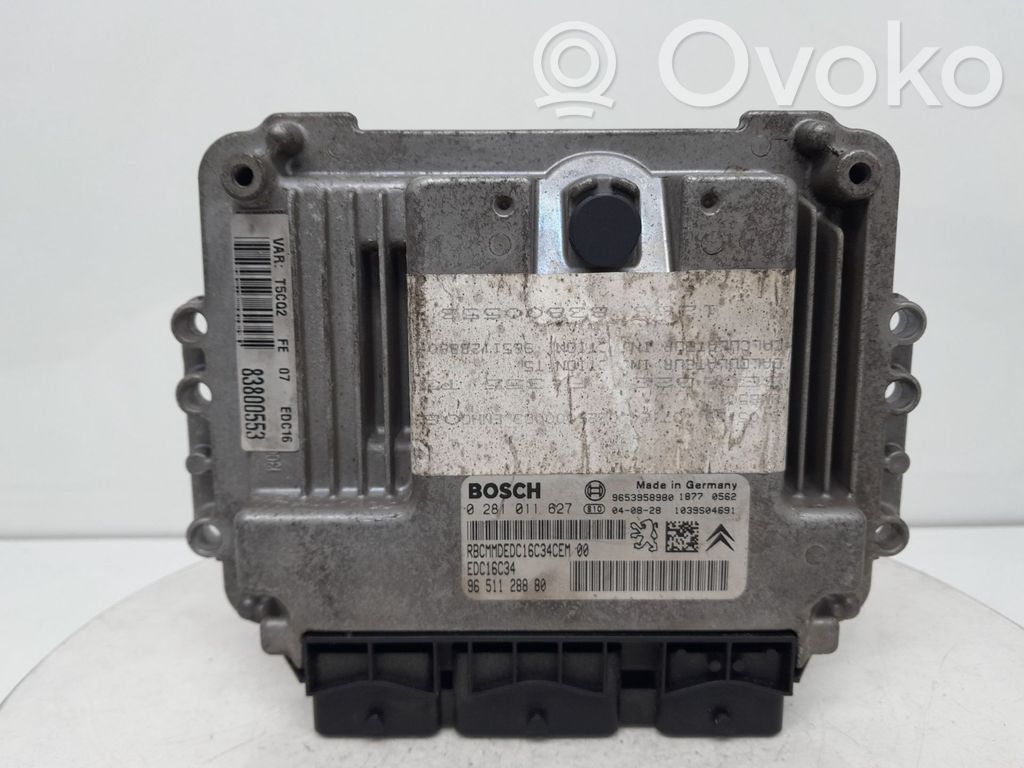 Engine control unit/module   9651128880,200741