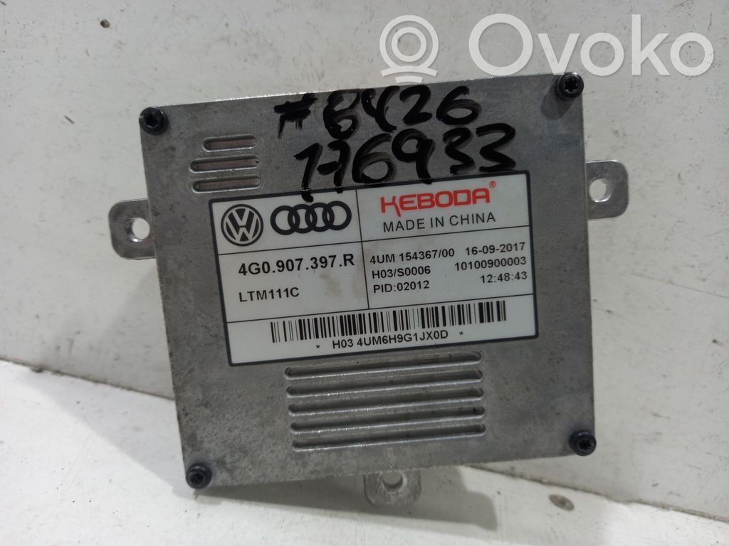 Unité de commande / module Xénon   4G0907397R,176933