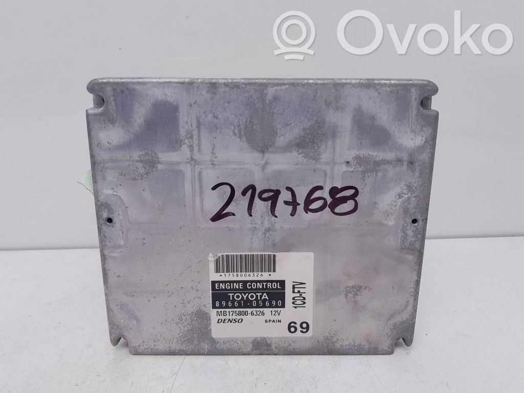 Toyota Avensis T250 Sterownik / Moduł ECU 