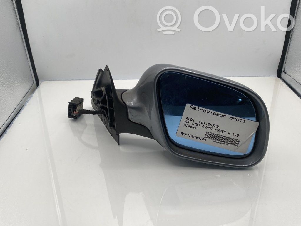 Audi A4 S4 B5 8D Manualne lusterko boczne drzwi przednich 