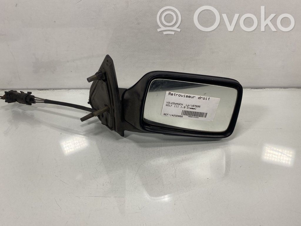 Volkswagen Golf III Manualne lusterko boczne drzwi przednich 