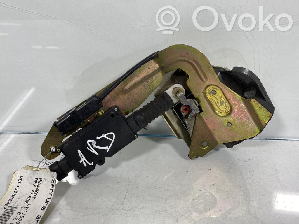 Peugeot 807 Rear door lock 
