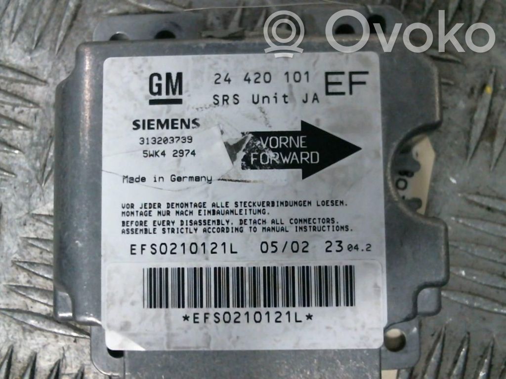 Opel Omega B2 Airbag control unit/module 