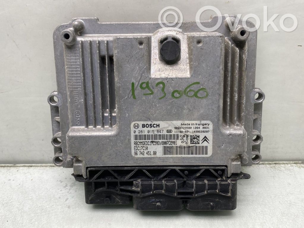 Peugeot 5008 Engine control unit/module 