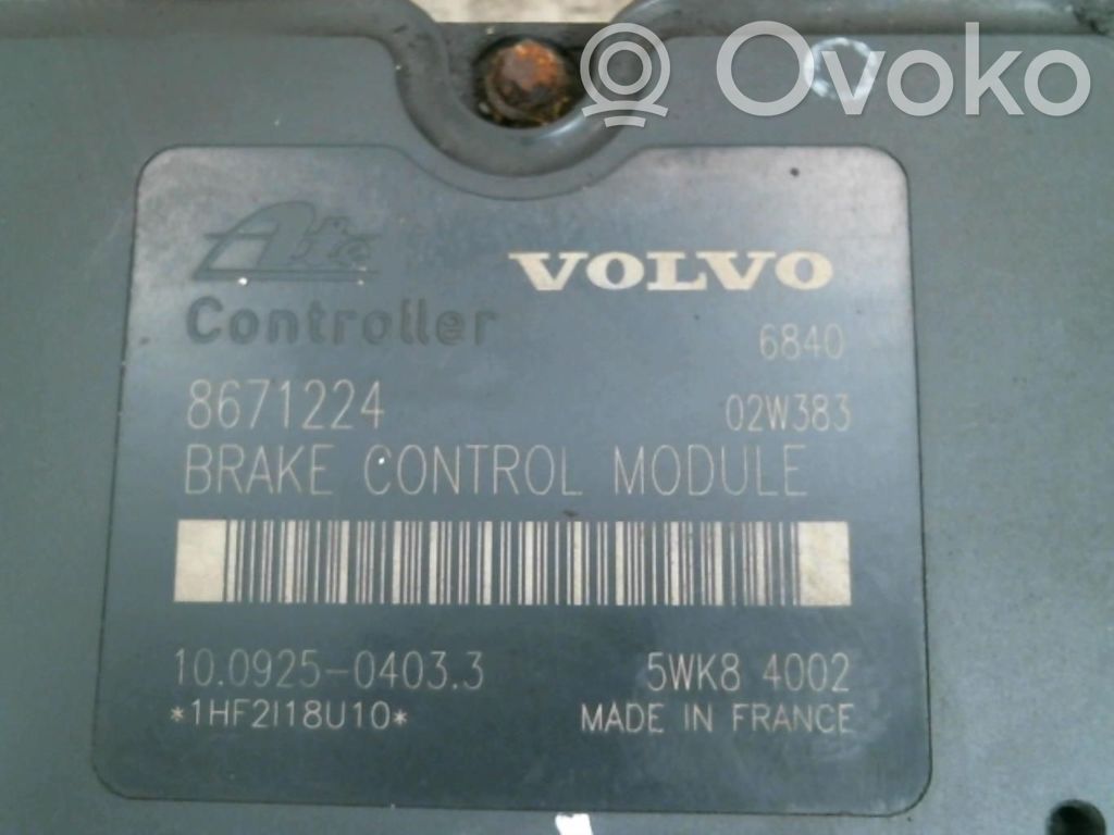 Volvo S60 ABS bloks 