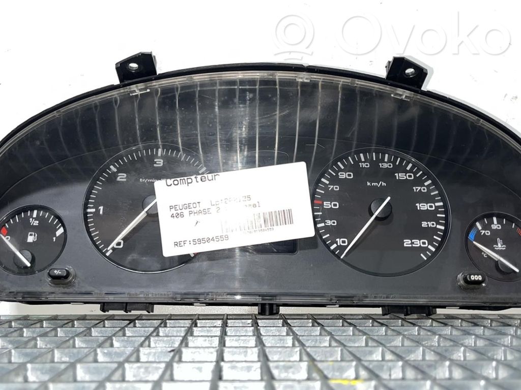 Peugeot 406 Tachimetro (quadro strumenti) 