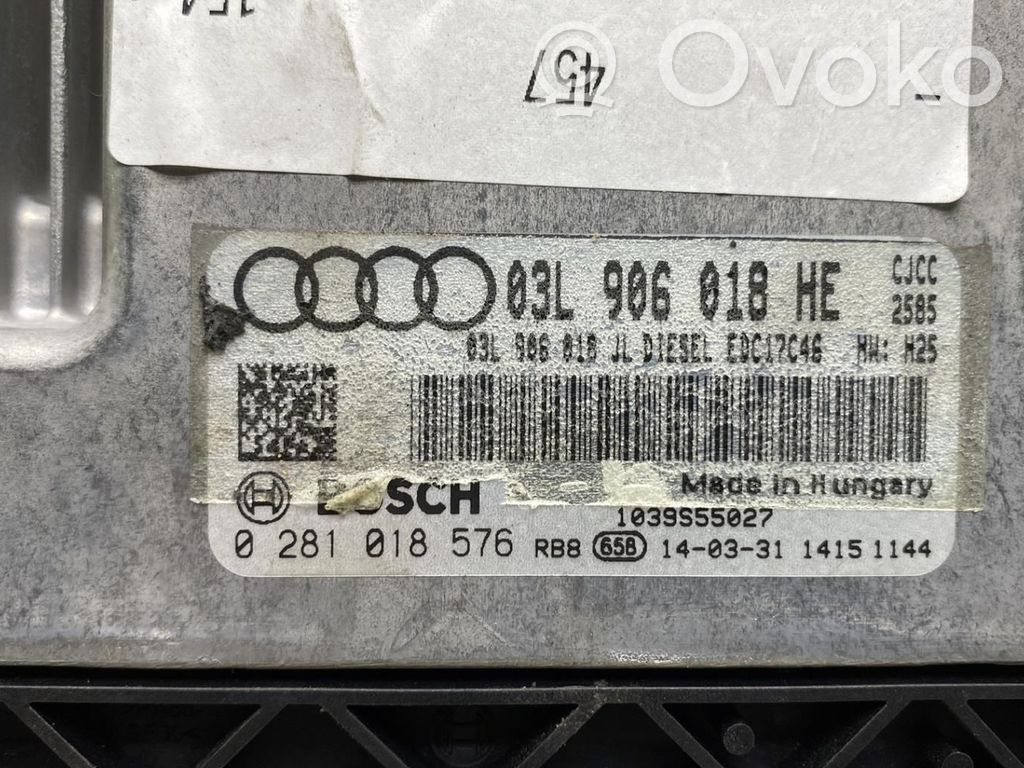 Audi A4 S4 B8 8K Engine control unit/module 