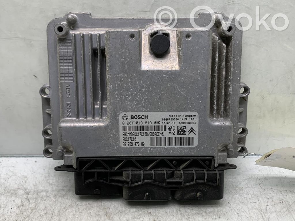 Citroen C3 Engine control unit/module 