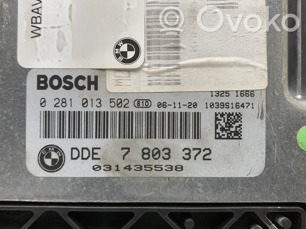 BMW 3 E90 E91 Engine control unit/module 
