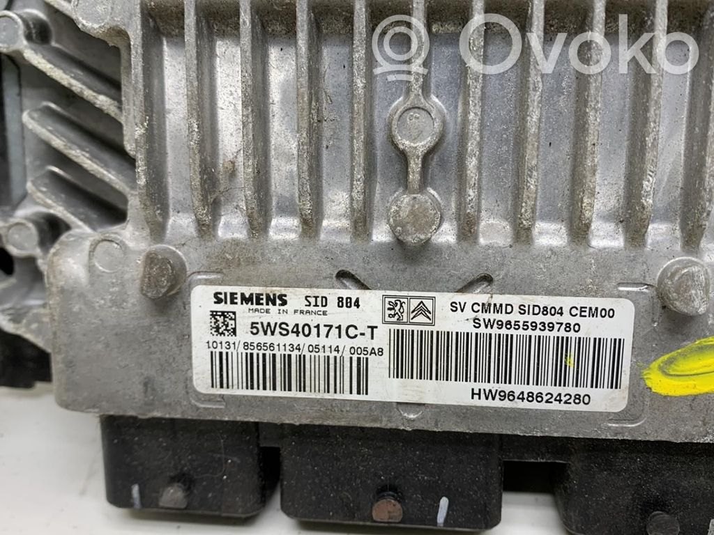 Peugeot 1007 Engine control unit/module 