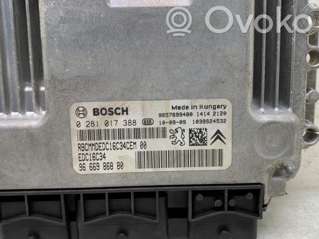 Citroen C3 Engine control unit/module 