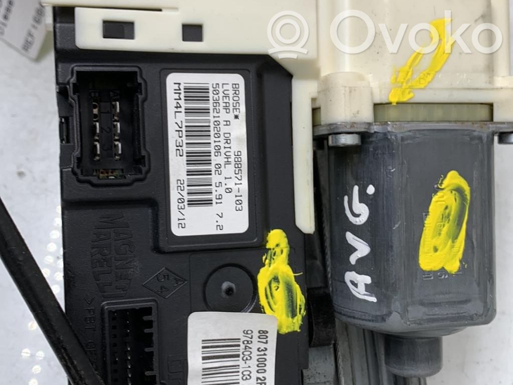 Renault Laguna III Elektryczny podnośnik szyby drzwi przednich