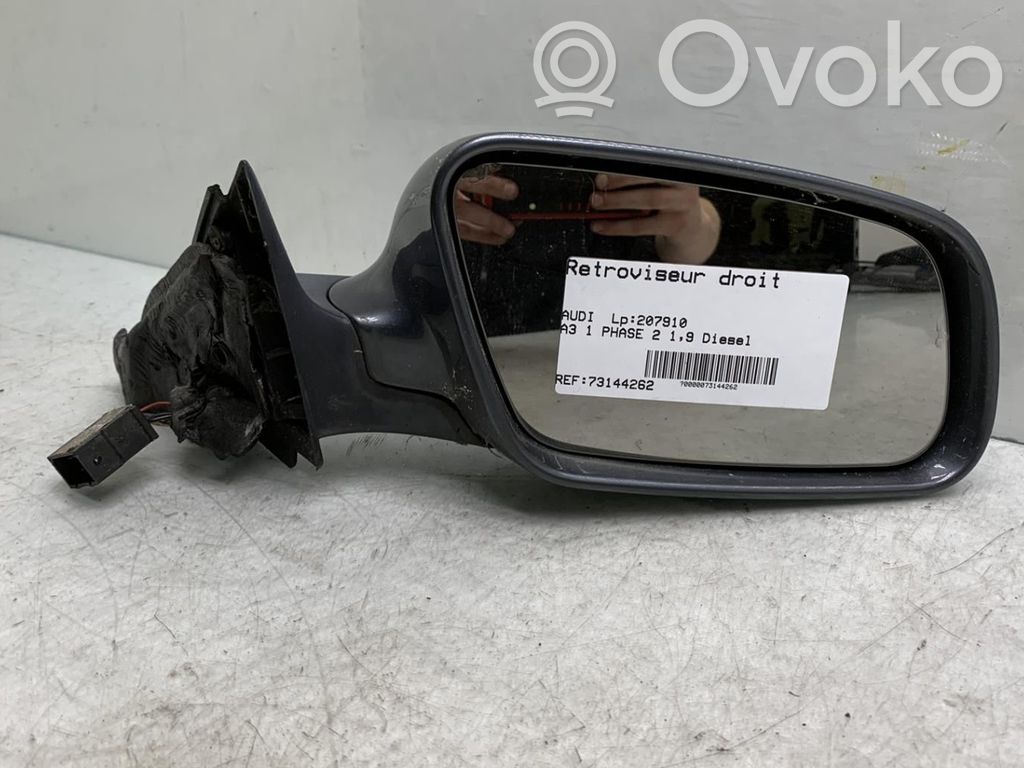 Audi A3 S3 8L Manualne lusterko boczne drzwi przednich 