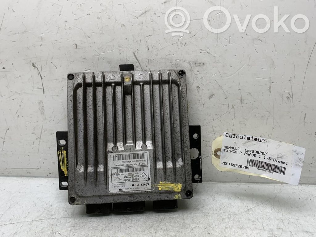 Renault Twingo II Unitate/modul de control motor 
