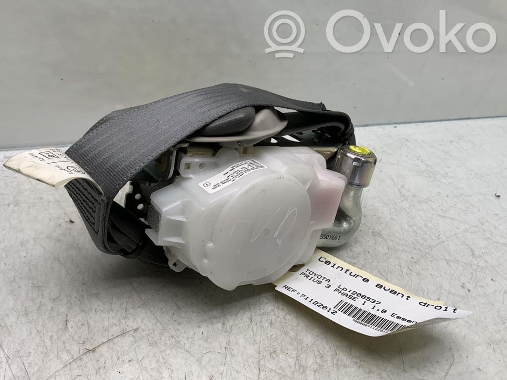 Toyota Prius (XW30) Bridă fixare centură de siguranță față 