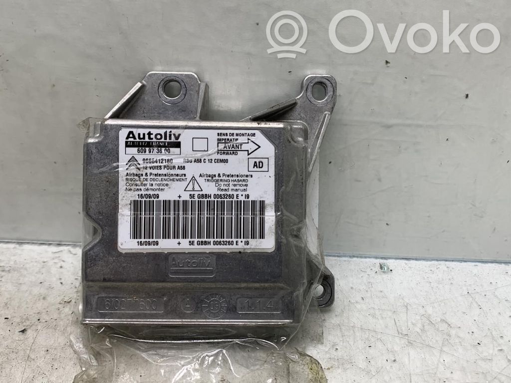Citroen C3 Picasso Centralina/modulo airbag 