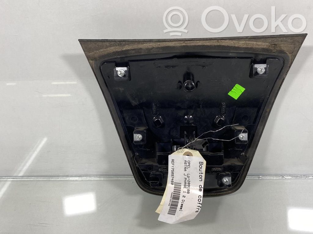 Opel Astra J Interruptor para abrir la puerta trasera 