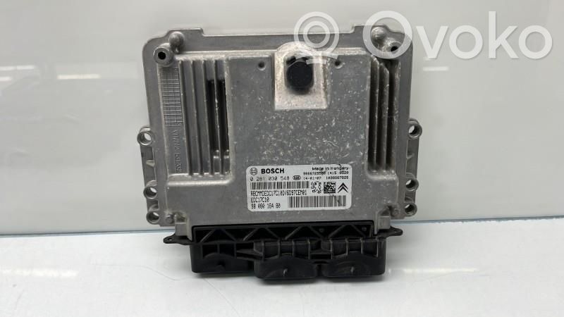 Peugeot 2008 I Juego de cerradura y set ECU del motor 