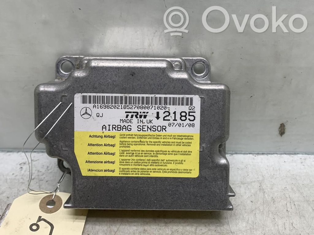 Centralina/modulo airbag   A1698202185