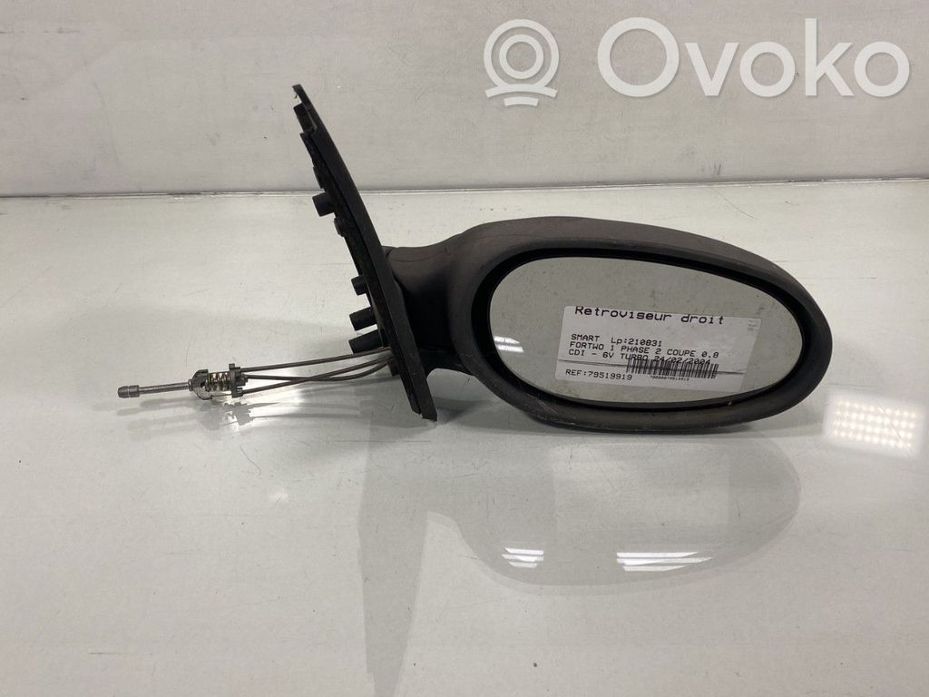Smart ForTwo I MC01 Manualne lusterko boczne drzwi przednich 