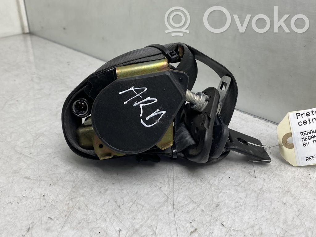 Renault Megane II Fibbia della cintura di sicurezza posteriore