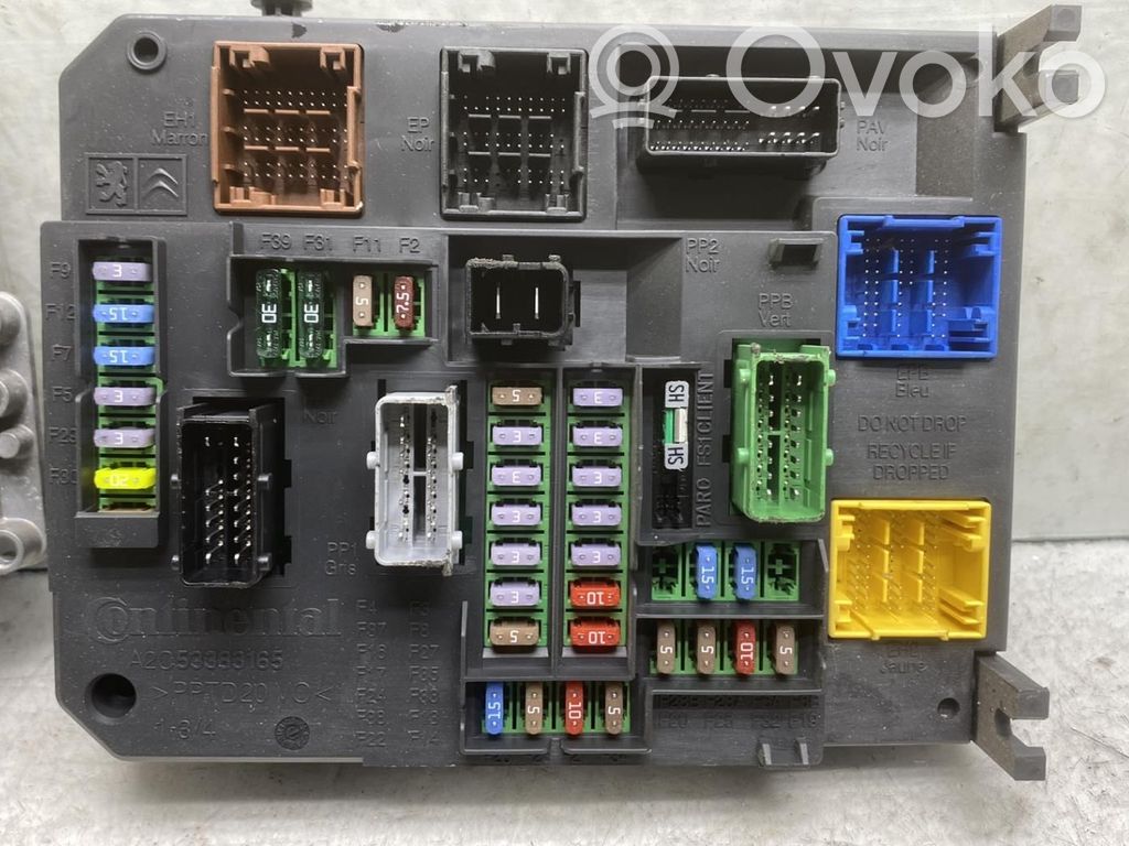 Peugeot 508 Aizdedzes ECU komplekts 