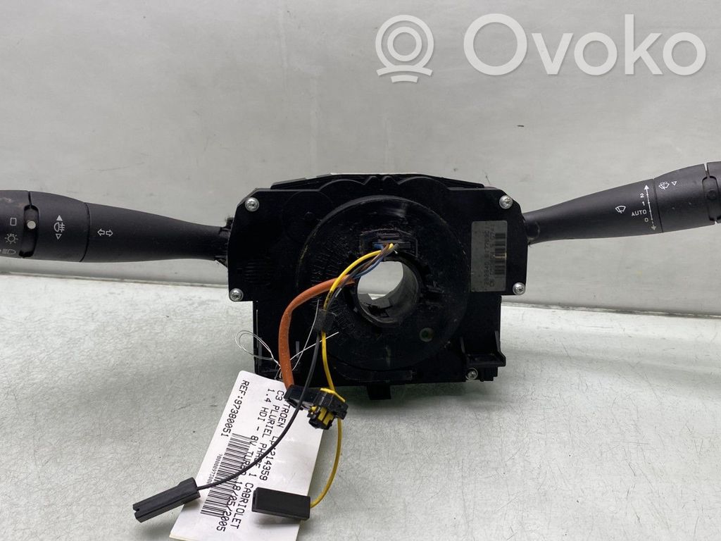 Citroen C3 Pluriel Interruptor/palanca de limpiador de luz de giro 